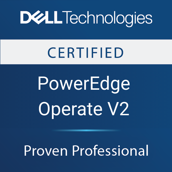 Dell Technologies Proven Professional PowerEdge Operate 2023
