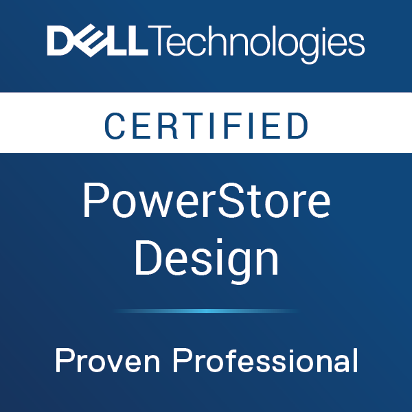 Dell Technologies Proven Professional PowerStore Design Certified